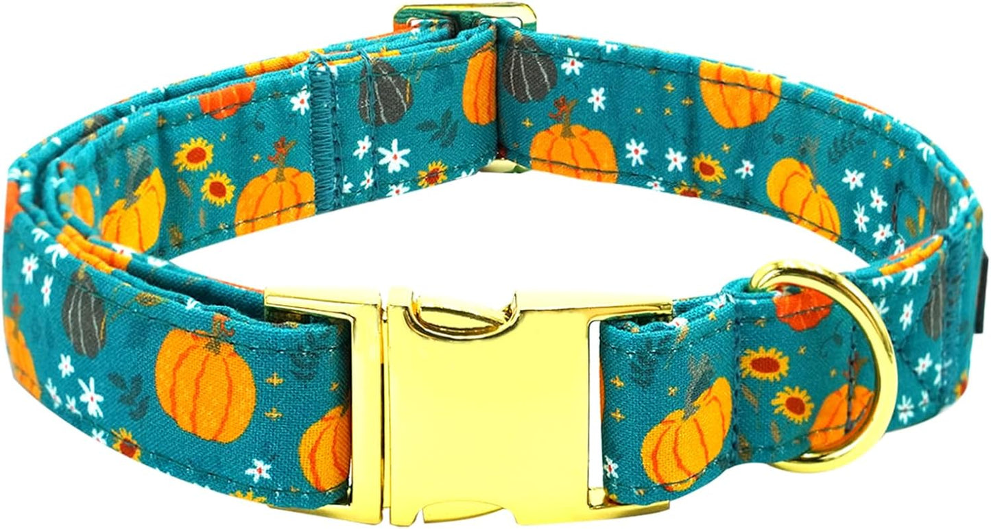Dog Collars, Plaid Print Pet Collar Durable Metal Collar Soft Girl Boy Dog Collars Adjustable Dog Collar for Large Dogs