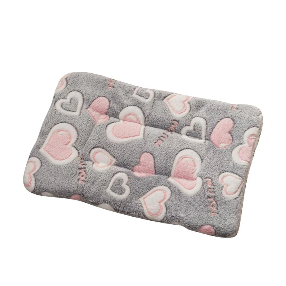 Cats Bed Cats Cushion Winter Thick Warm Mattress Pet Sleeping Pad Indoor Cats Bed Soft Comfy Non-Slip Pet Bed Suitable for Small Cats and Dogs 16.2X9.8In