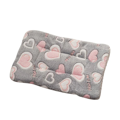 Cats Bed Cats Cushion Winter Thick Warm Mattress Pet Sleeping Pad Indoor Cats Bed Soft Comfy Non-Slip Pet Bed Suitable for Small Cats and Dogs 16.2X9.8In