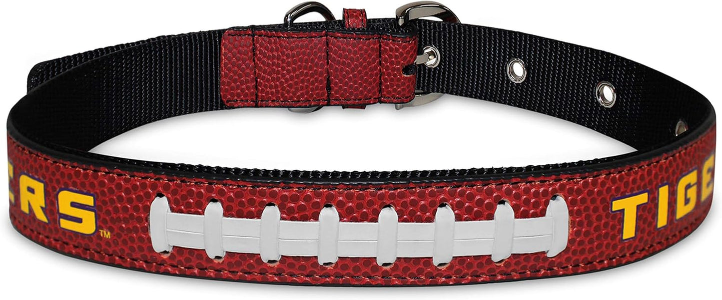 Best Dog Collar. New NCAA Signature PRO Pvc-Leather Premium PET Collars. Extra Tough & Durable! Super Stylish! 50+ Football Teams, 3