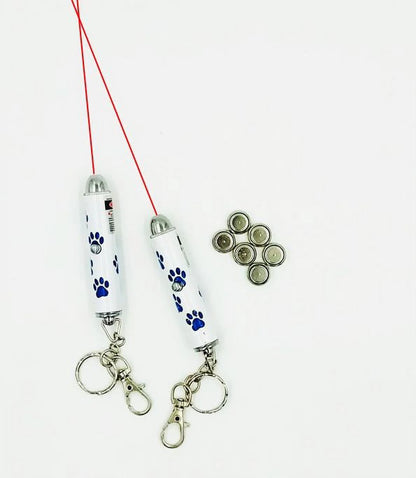 Pet Laser Exerciser and Keychain Toy 2 Pack