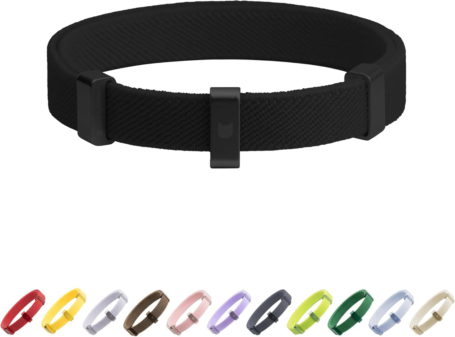 Safety Cat Collar - U.S. IDA Gold Awarding Design, Stretch Elastic Quick Release, Non Breakaway - Light Weight for Kitten, Neck Fit 5.9'-11.8' for All Small Large Cat,S(Cocoa)