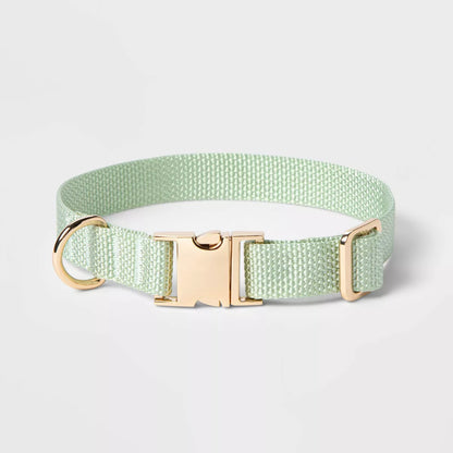 Fashion Solid Dog Collar - Dusty Robin - Boots & Barkley
